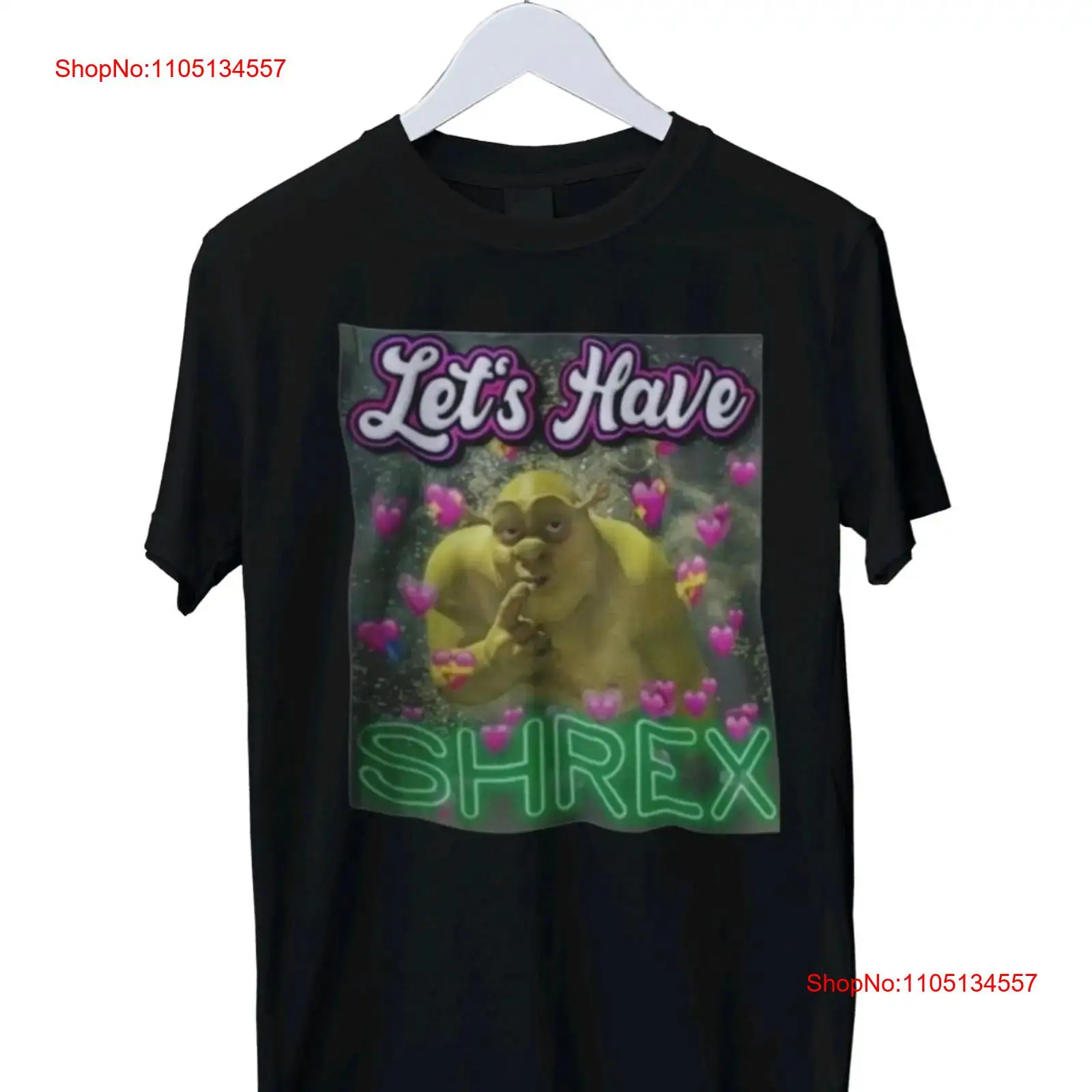 Men'S Fashion Everyday - Забавная футболка Lets Have Shrex Meme
