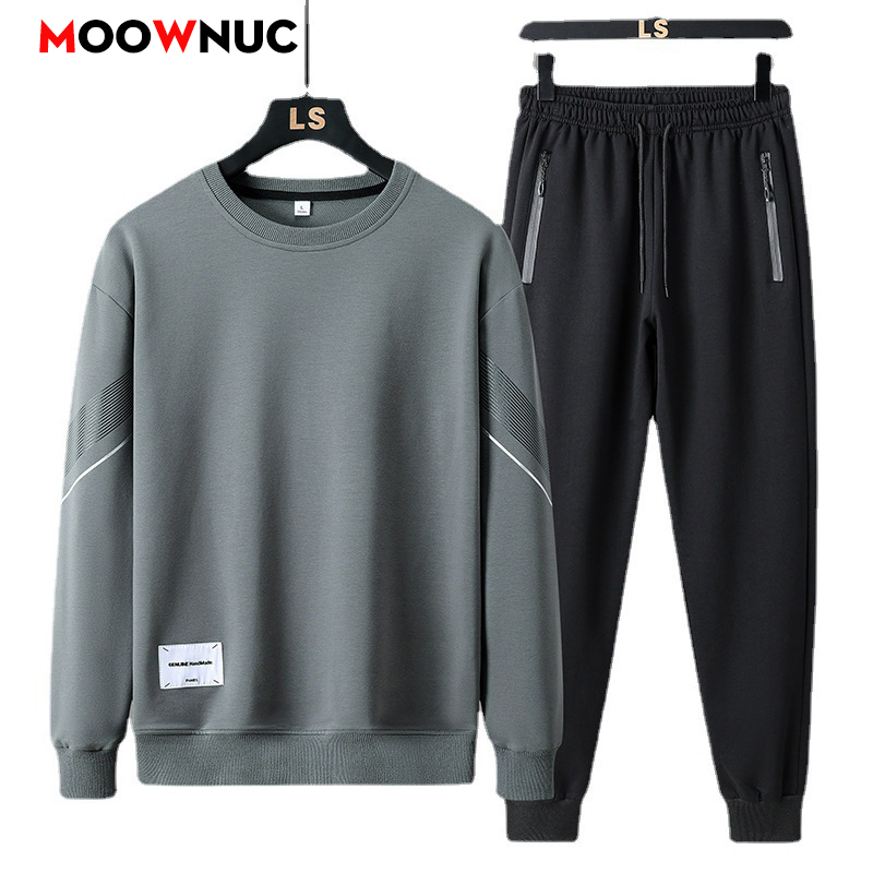 Mens Fashion Streetwear - Мужской повседневный спортивный костюм-двойка: худи и