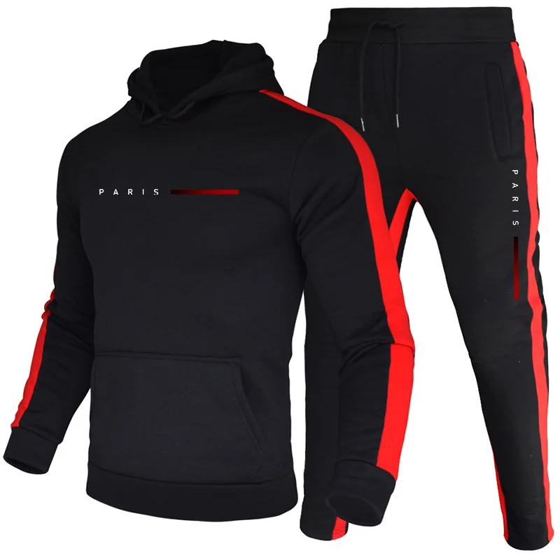 Mens Fashion Trend - Мужской спортивный костюм Paris Fashion: повседневные