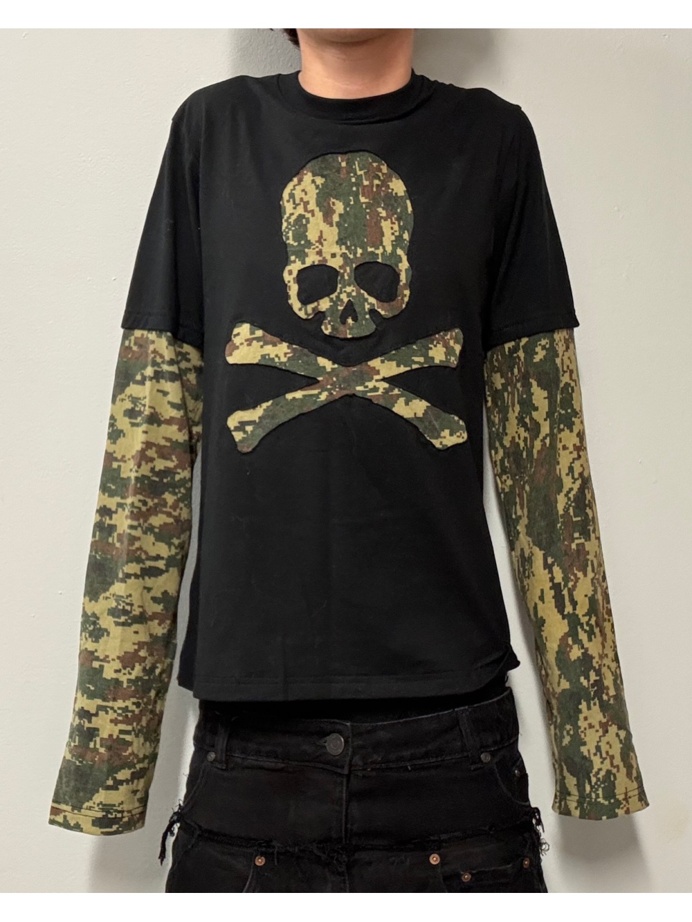 Mens Fashion Trend - Новинка 2026: Американский ретро-топ с камуфляжным