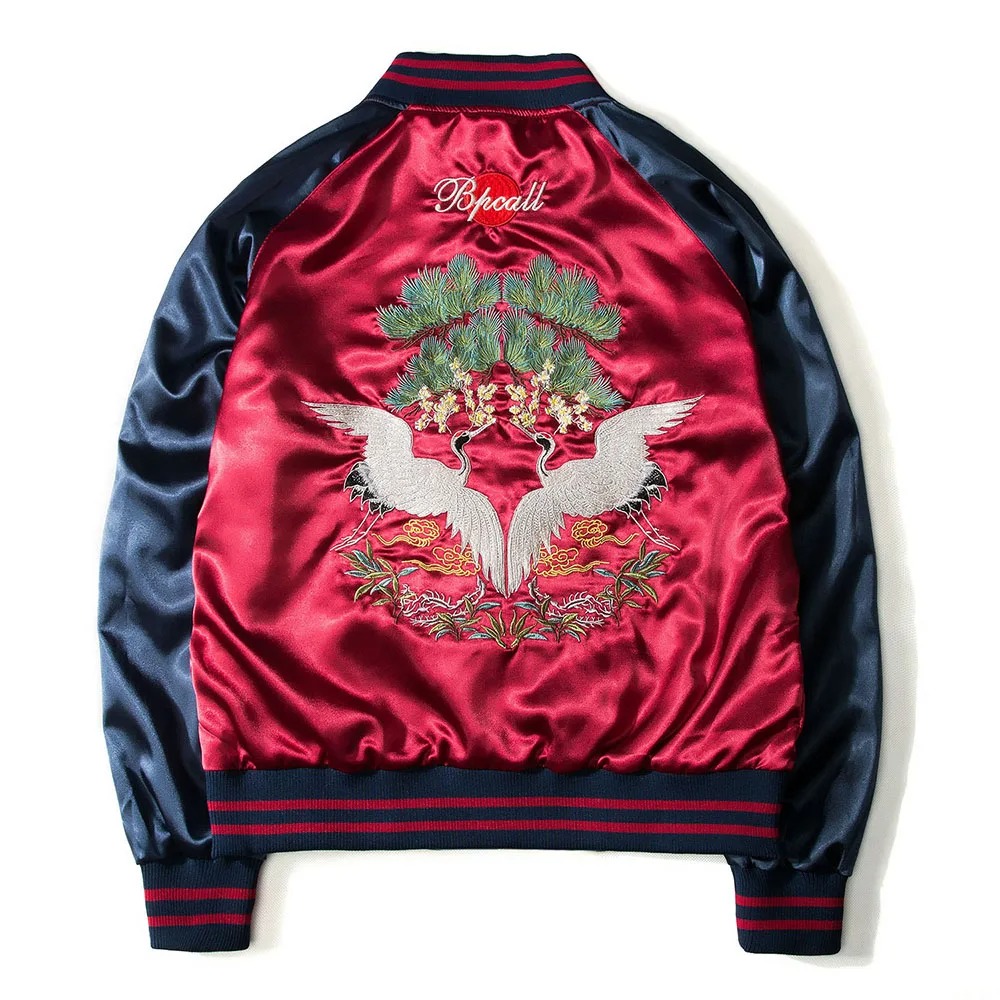 Varsity Jacket Letterman - Двусторонняя бейсбольная куртка для мужчин, демисезонная