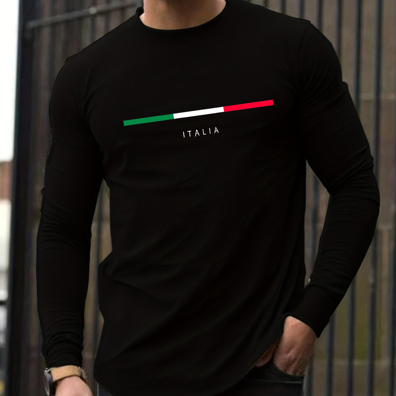 Men'S Fashion T Shirts - Мужская свободная футболка из 100% чистого
