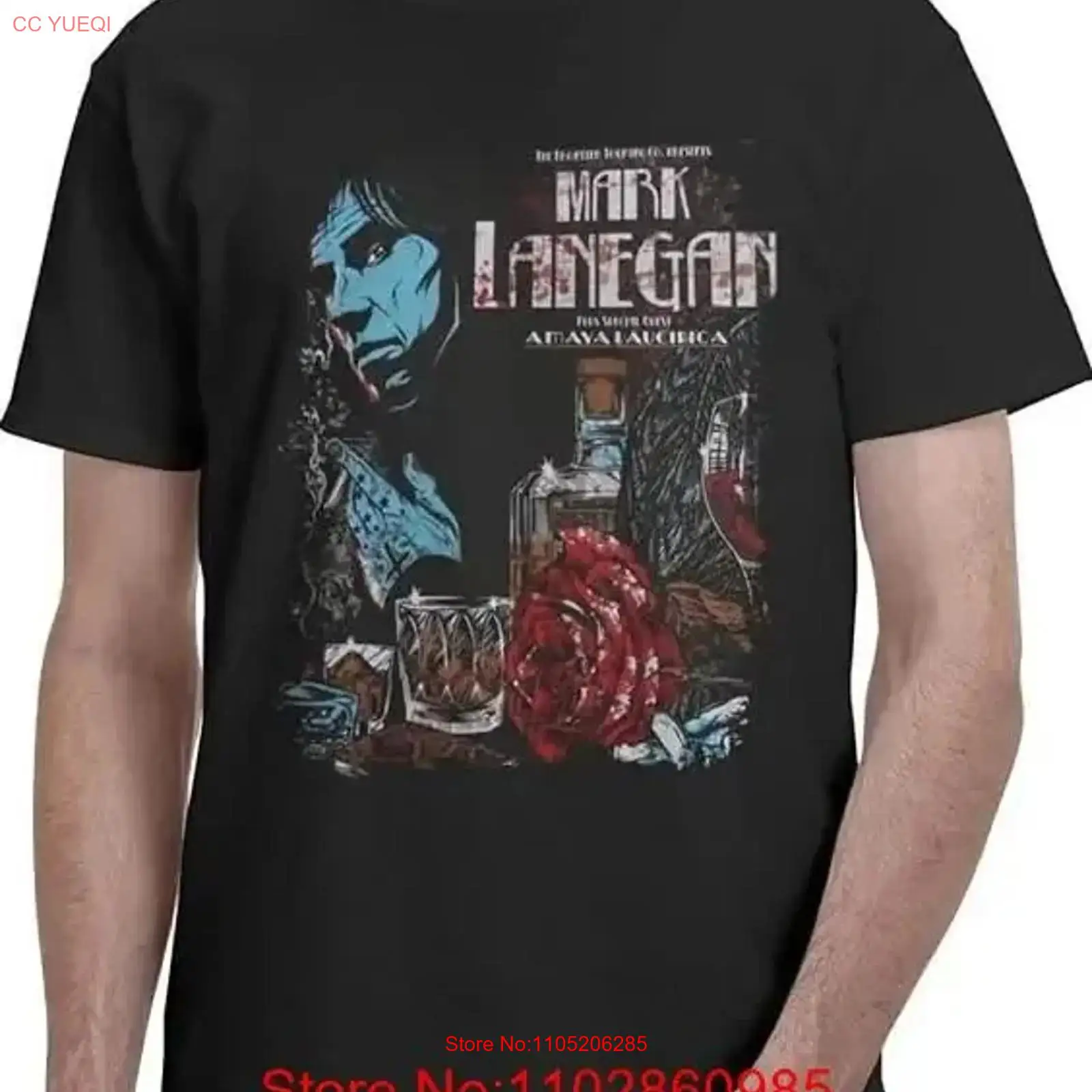 Men'S Fashion Everyday - Футболка Mark Lanegan из плотного хлопка,