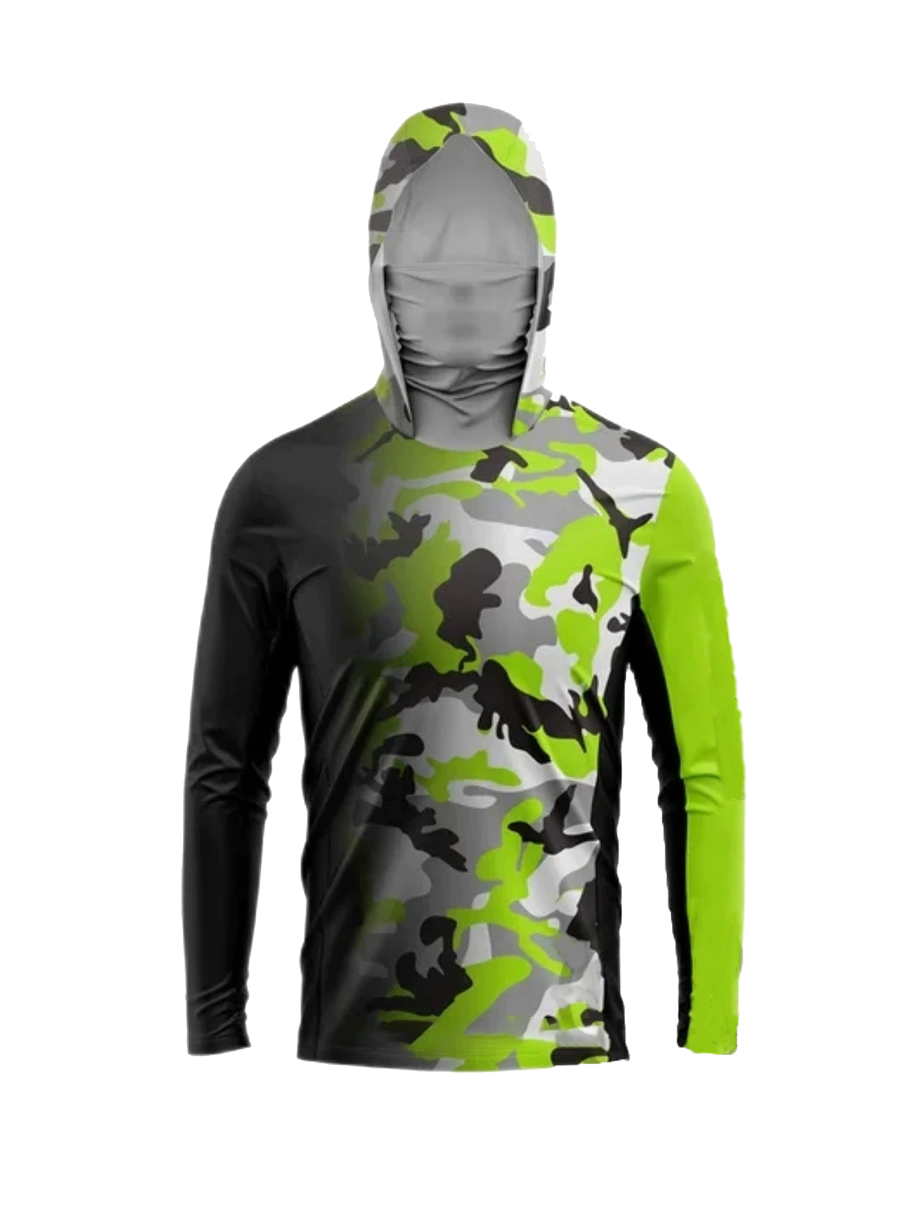 Men'S Fashion T Shirts - Футболка с капюшоном для рыбалки на