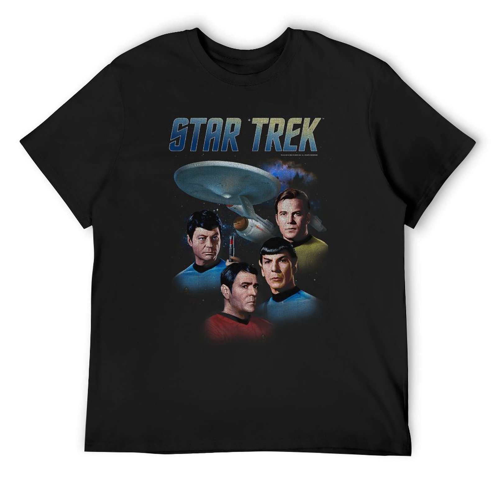 Poster Men Fashion - Star Trek: Винтажная футболка с плакатом