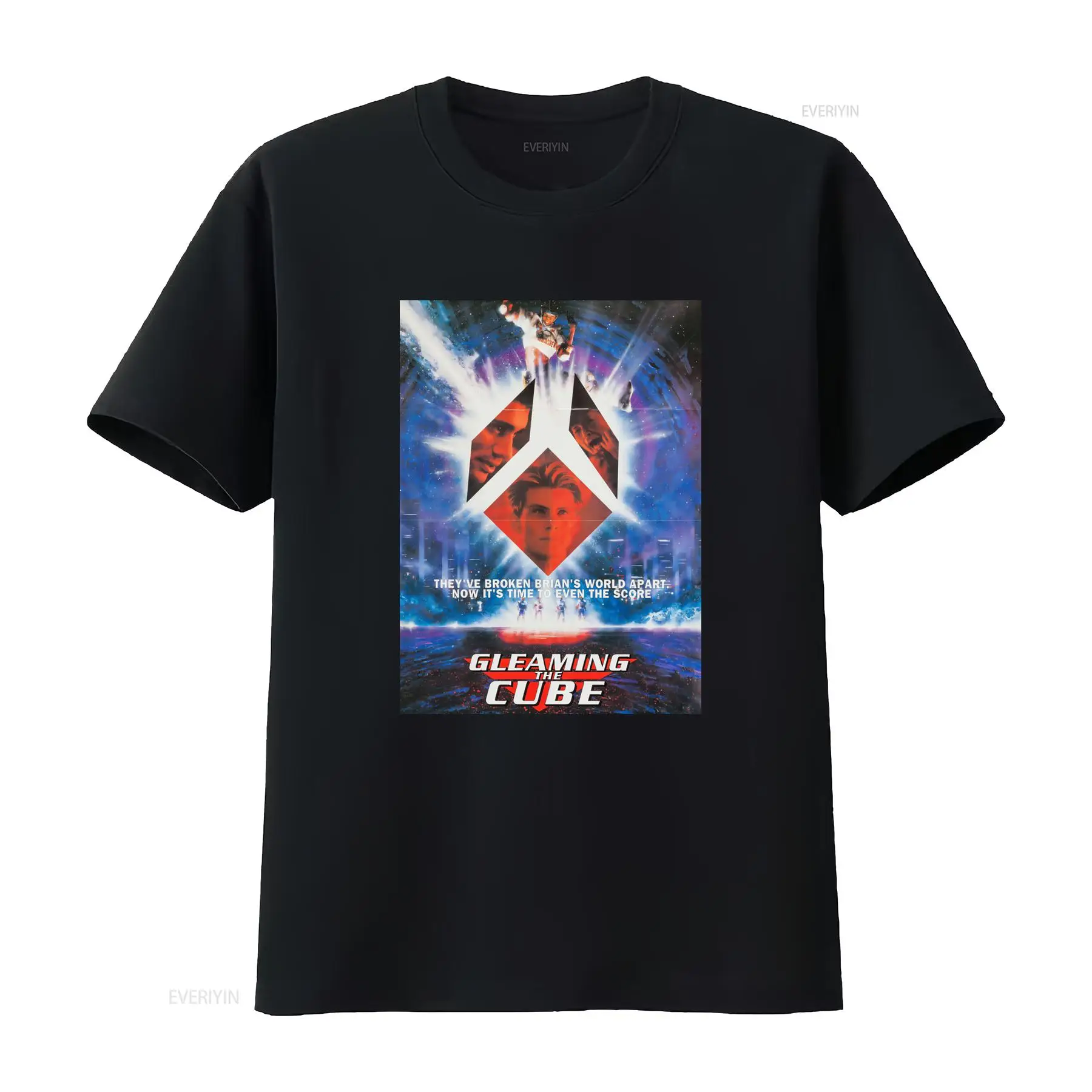 Mens Fashion In The 80S - Футболка Gleaming The Cube Movie Retro