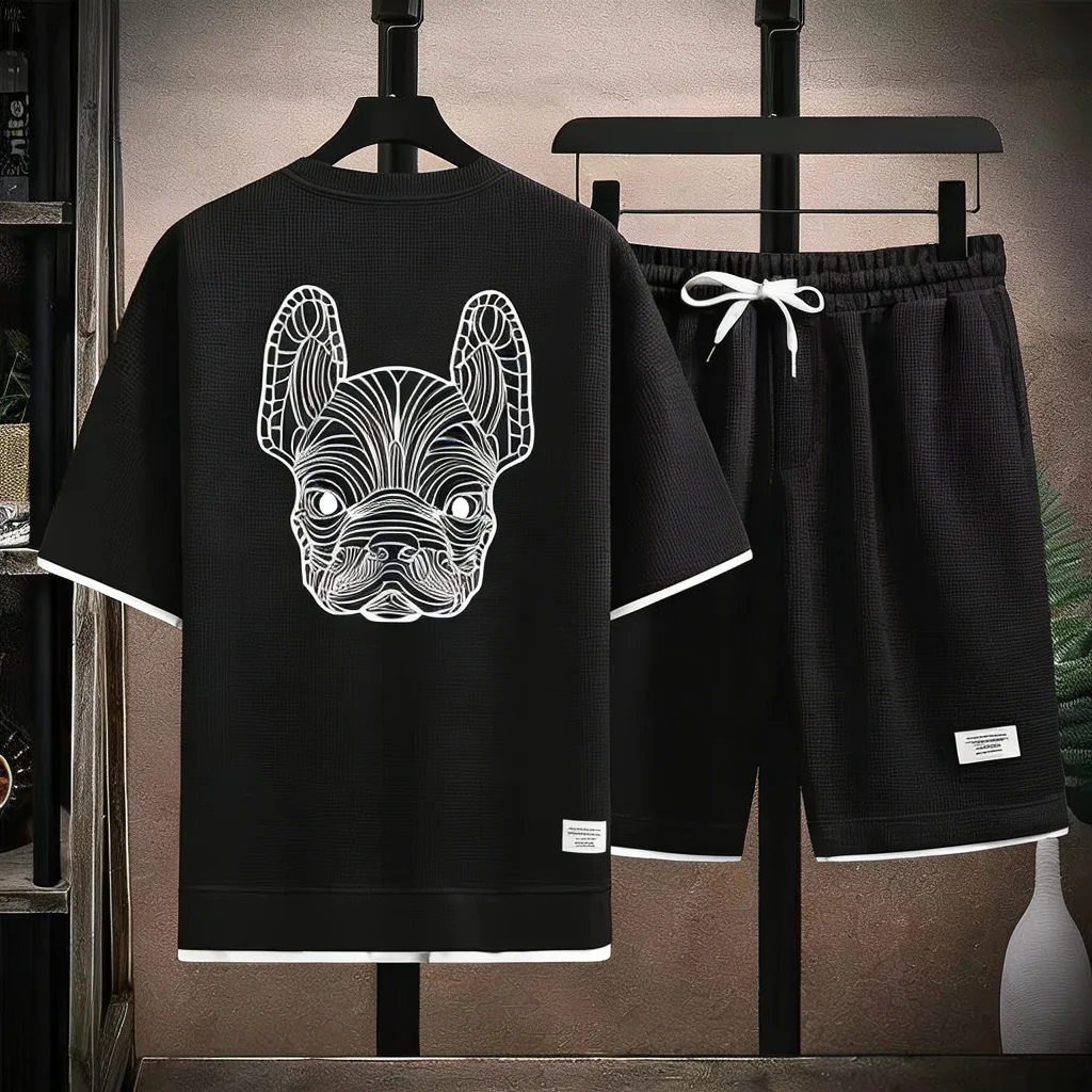 Mens Fashion Streetwear - Летний мужской комплект из быстросохнущей повседневной