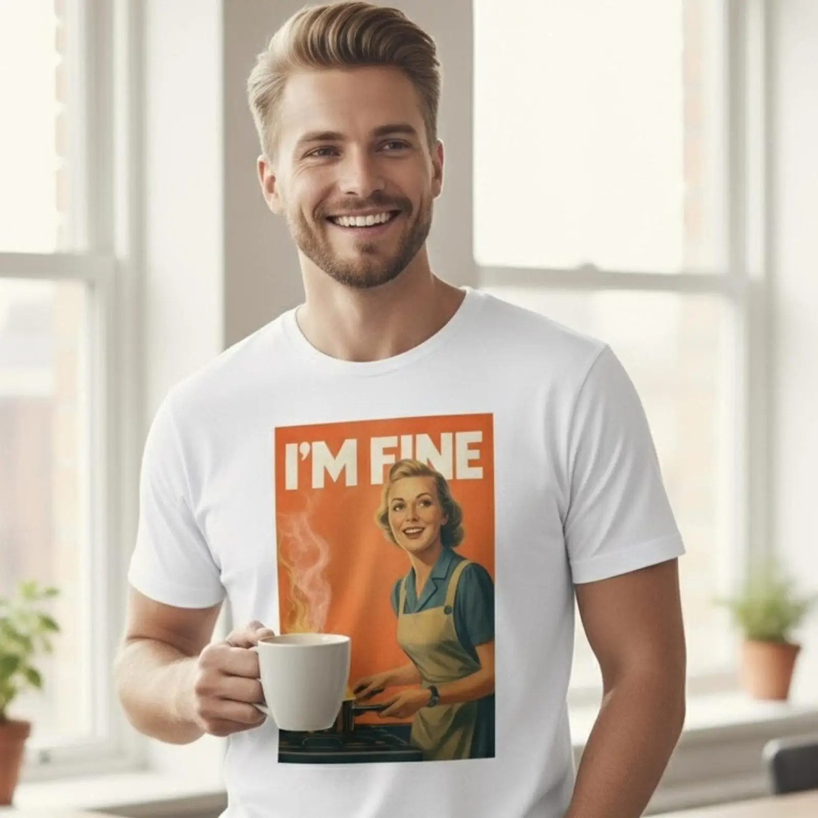 Mens Fashion In The 50S - Футболка I amp 39 m Fine