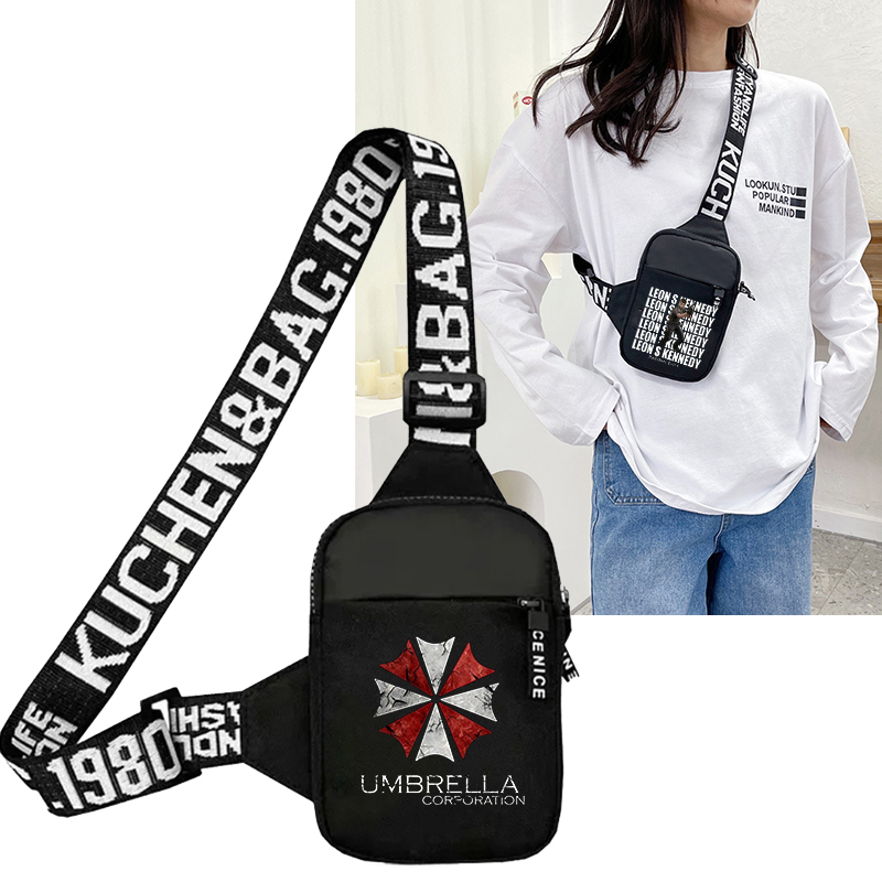 Crossbody Bag Men - Спортивная сумка Resident Evil для мужчин,
