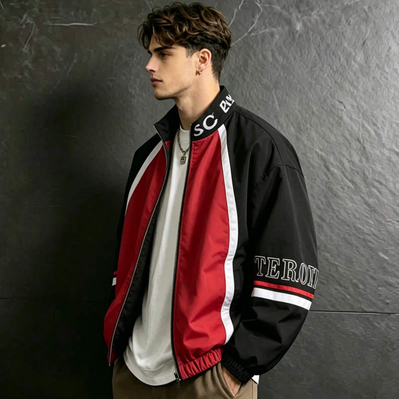 Varsity Jacket Letterman - Мужская куртка-бомбер UETEEY в американском стиле
