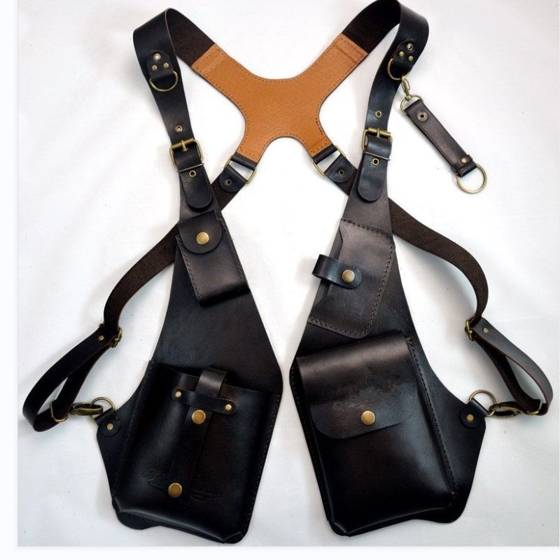Crossbody Bag Men - Кожаная сумка через плечо в европейском