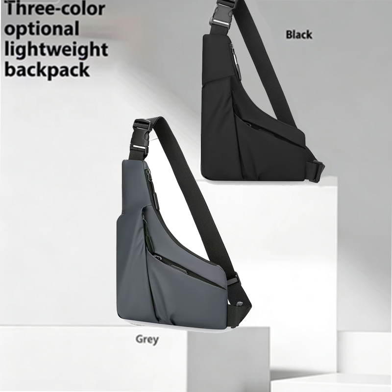 Crossbody Bag Men - Тонкая износостойкая нагрудная сумка-слинг, водоотталкивающая, легкая,