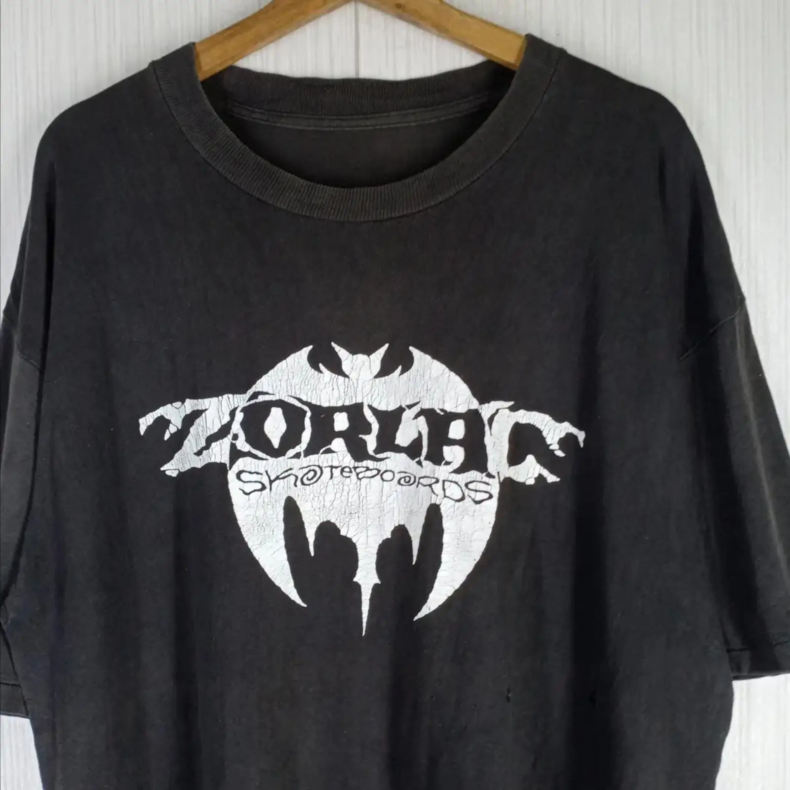 Mens Fashion In The 80S - Винтажная футболка Zorlac Skateboard 80-х годов
