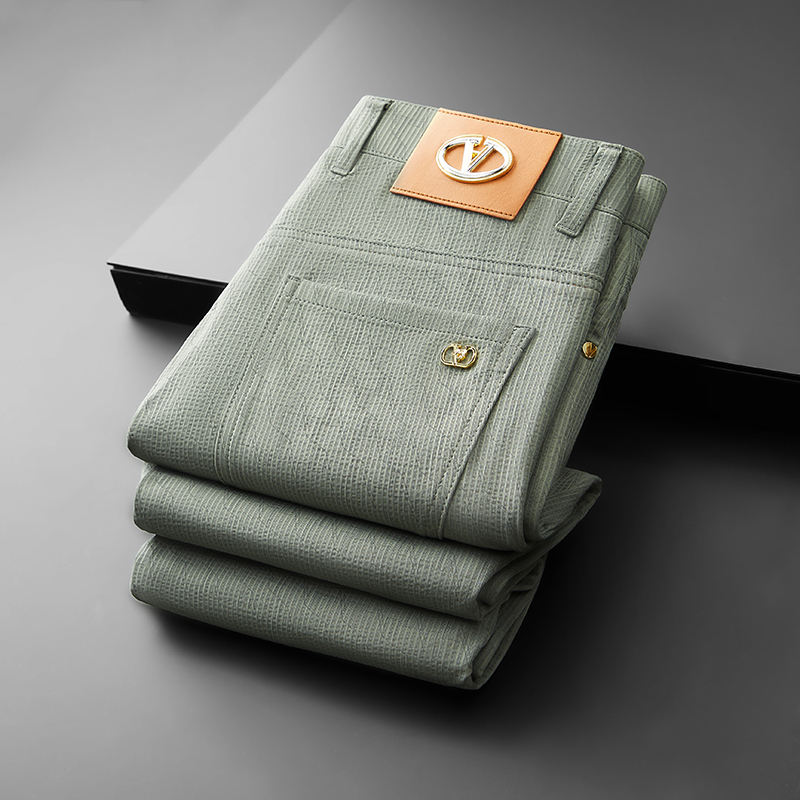 Men'S Dress Pants Fashion - Мужские летние брюки из ледяного шелка: