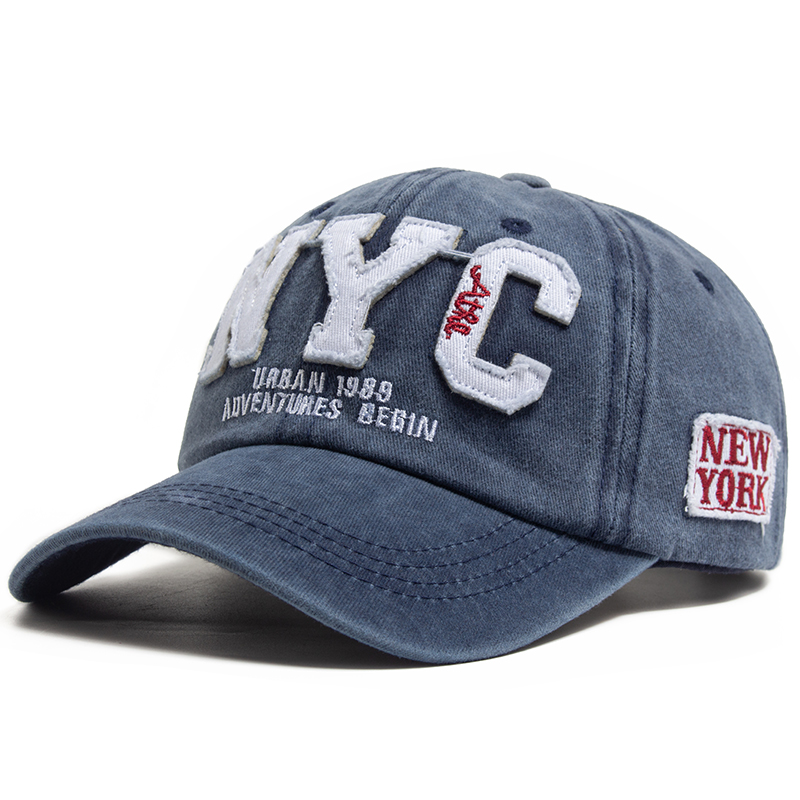 Men'S Fashion Nyc - Новинка, винтажная бейсболка с большими буквами
