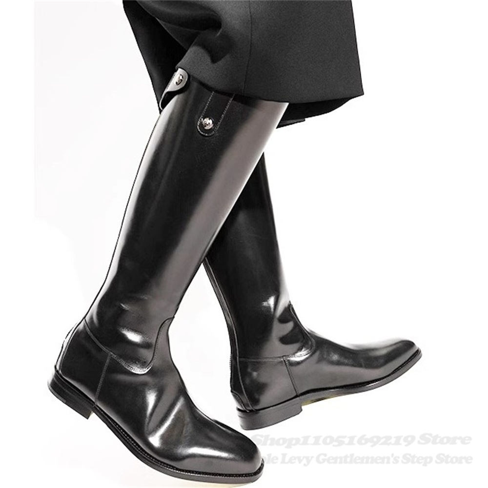 Mens Fashion Autumn 2025 - 2025 модные осенне-зимние рыцарские сапоги, мужские