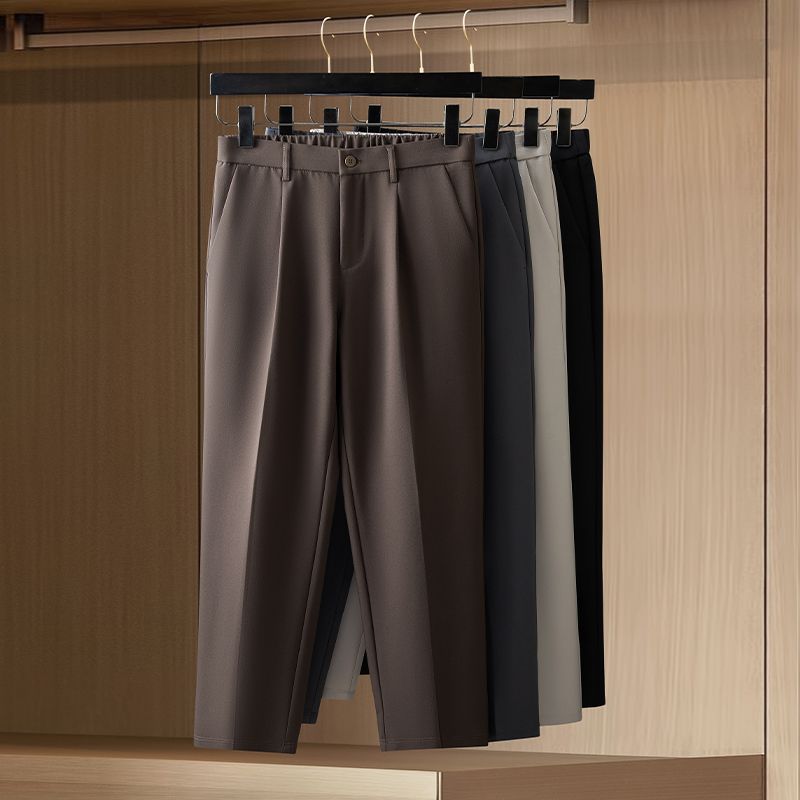 Men'S Dress Pants Fashion - Мужские брюки-чинос в корейском стиле, весна-лето,