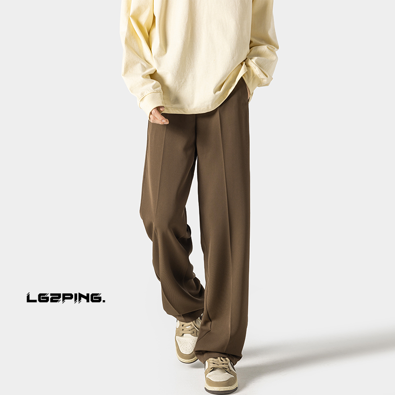 Men'S Dress Pants Fashion - Брюки мужские костюмные коричневые/черные, модные классические