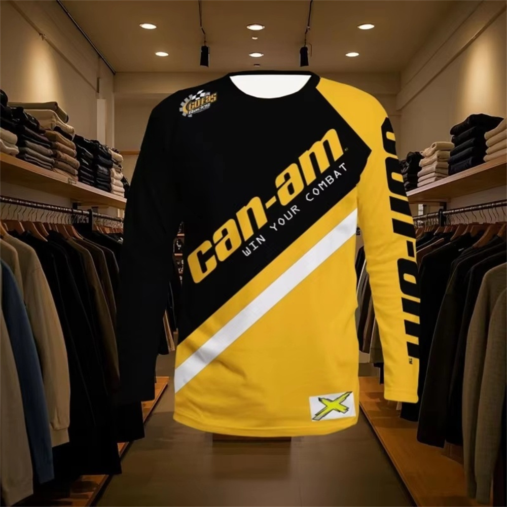 Men'S Fashion T Shirts - Мотоциклетная гоночная футболка с длинным рукавом