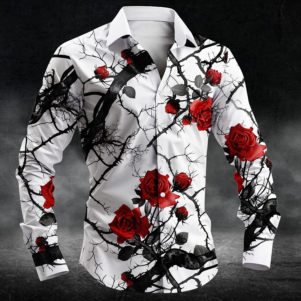 Mens Fashion Trend - Модная мужская рубашка с 3D-принтом в
