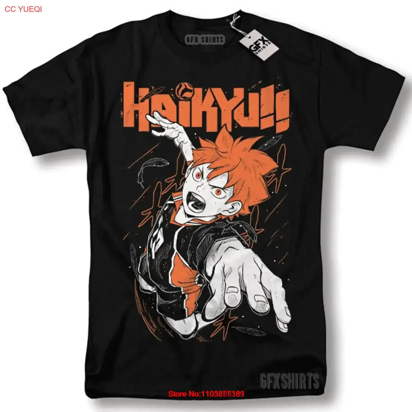 Men'S Fashion Everyday - Haikyu Hinata Shoyo футболка манга полоска