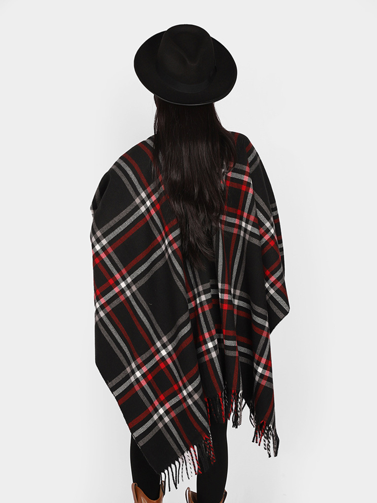 Зимний женский и мужской шарф, – обзор и цена Mens Fashion Poncho