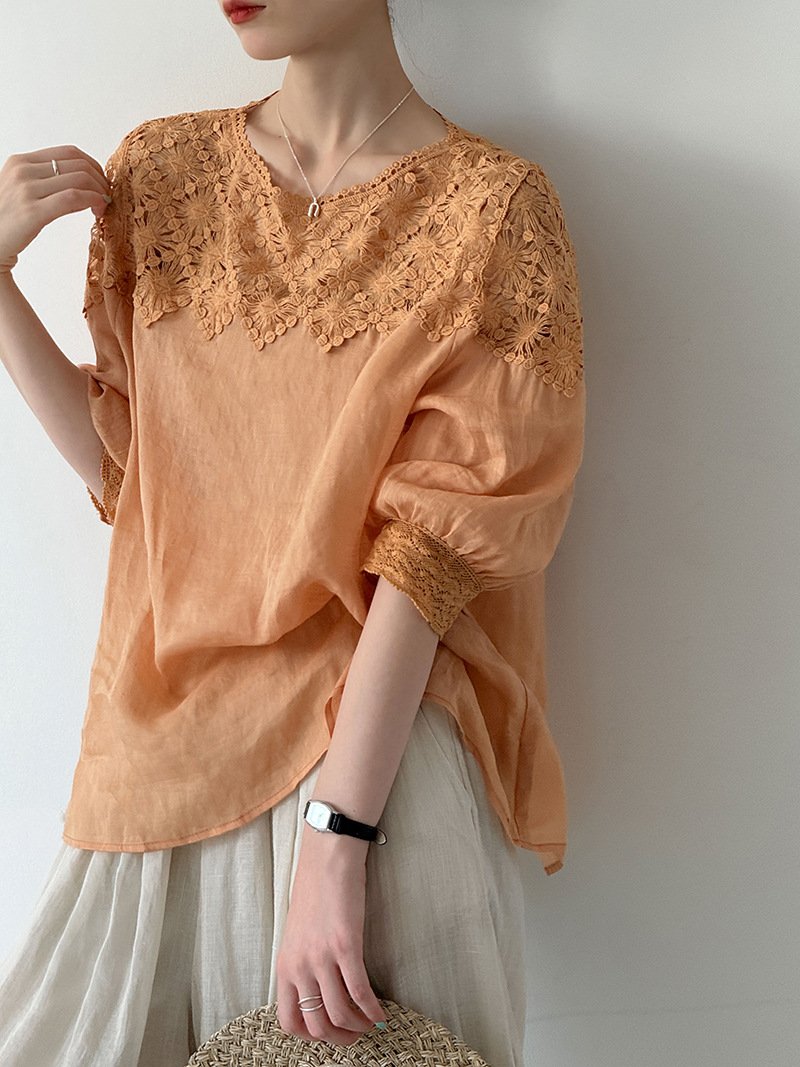 Женские летние блузки из 100%  – обзор и цена Linen Shirt Summer