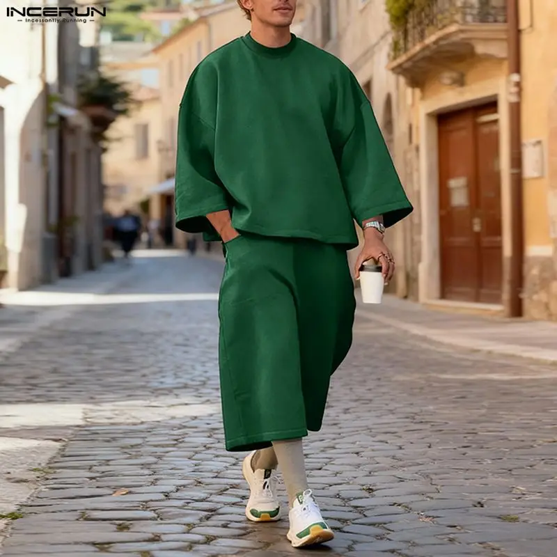 Мужской комплект INCERUN: одно – обзор и цена Mens Fashion Streetwear