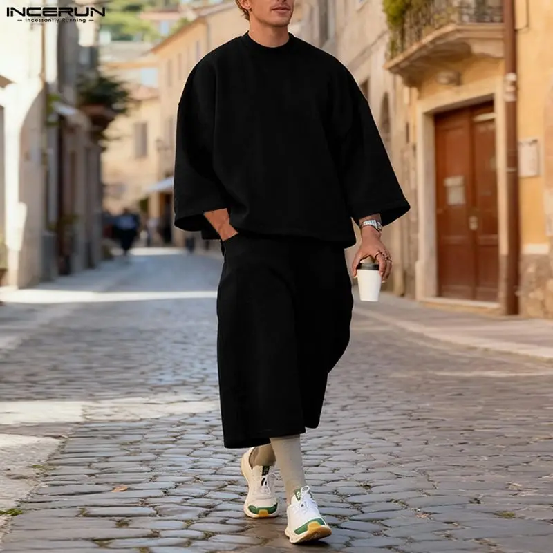 Мужской комплект INCERUN: одно – обзор и цена Mens Fashion Streetwear