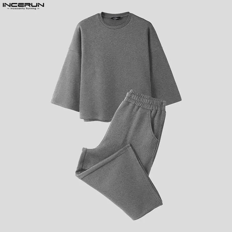 Мужской комплект INCERUN: одно – обзор и цена Mens Fashion Streetwear
