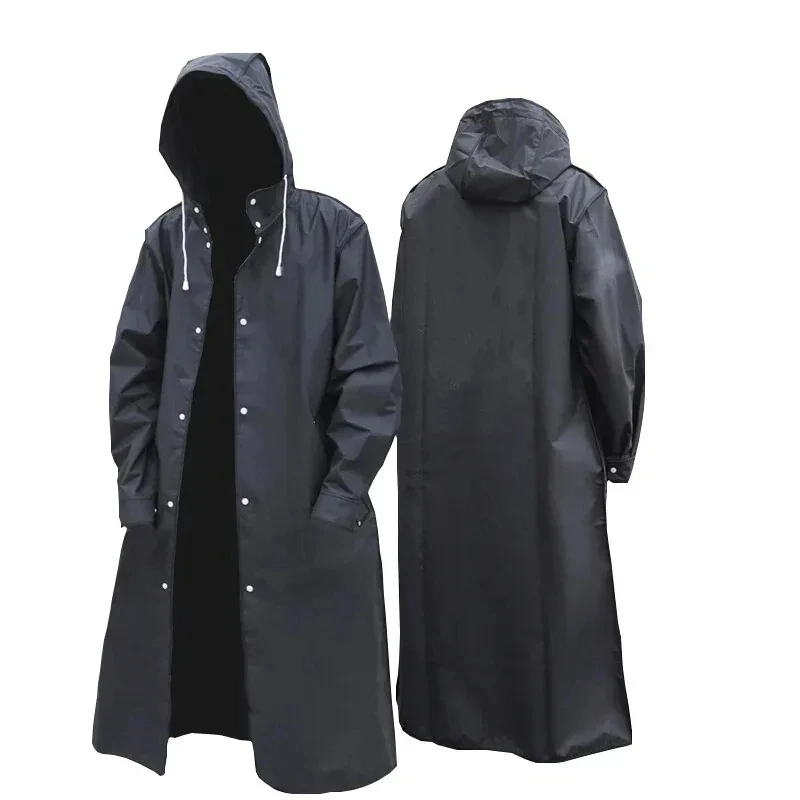 Черный Модный водонепроницаемы – обзор и цена Mens Fashion Poncho