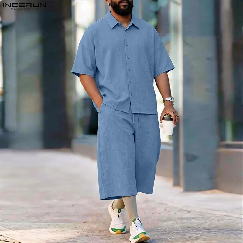 Мужской комплект INCERUN: одно – обзор и цена Mens Fashion Streetwear
