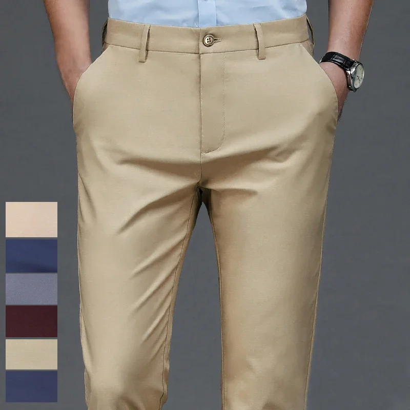 Брюки мужские Стрейчевые повсе – обзор и цена Men'S Dress Pants Fashion