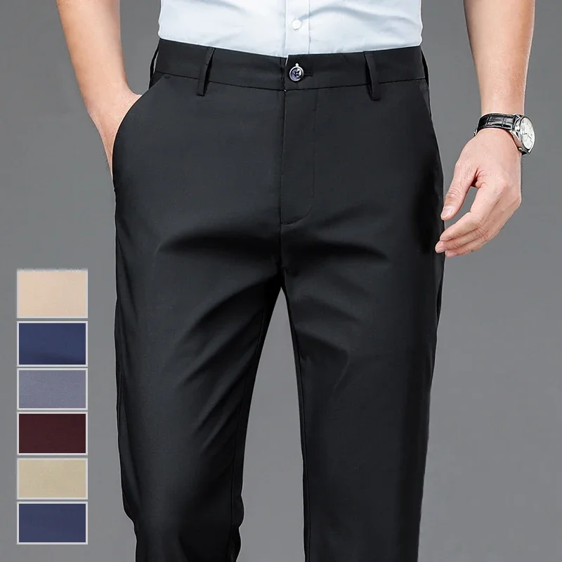 Брюки мужские Стрейчевые повсе – обзор и цена Men'S Dress Pants Fashion