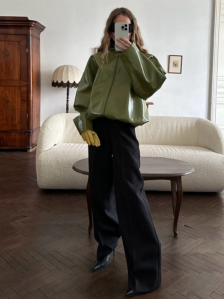 Модная зеленая короткая кожана – обзор и цена Mens Fashion Autumn 2025