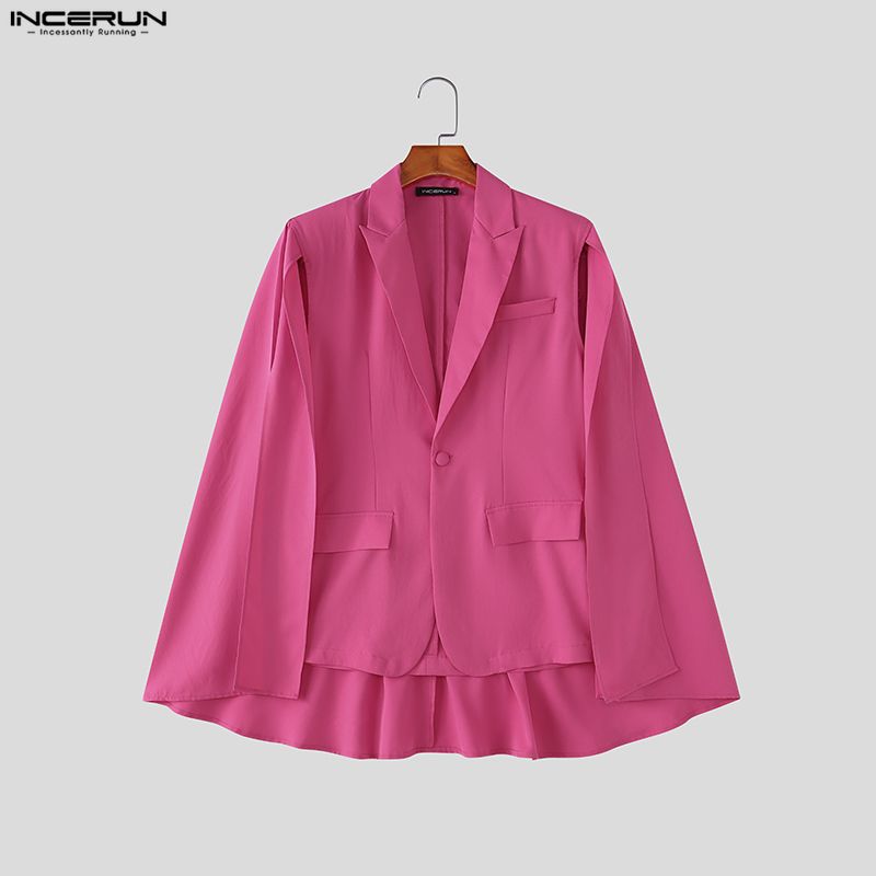 Мужской нестандартный пиджак I – обзор и цена Mens Fashion Poncho
