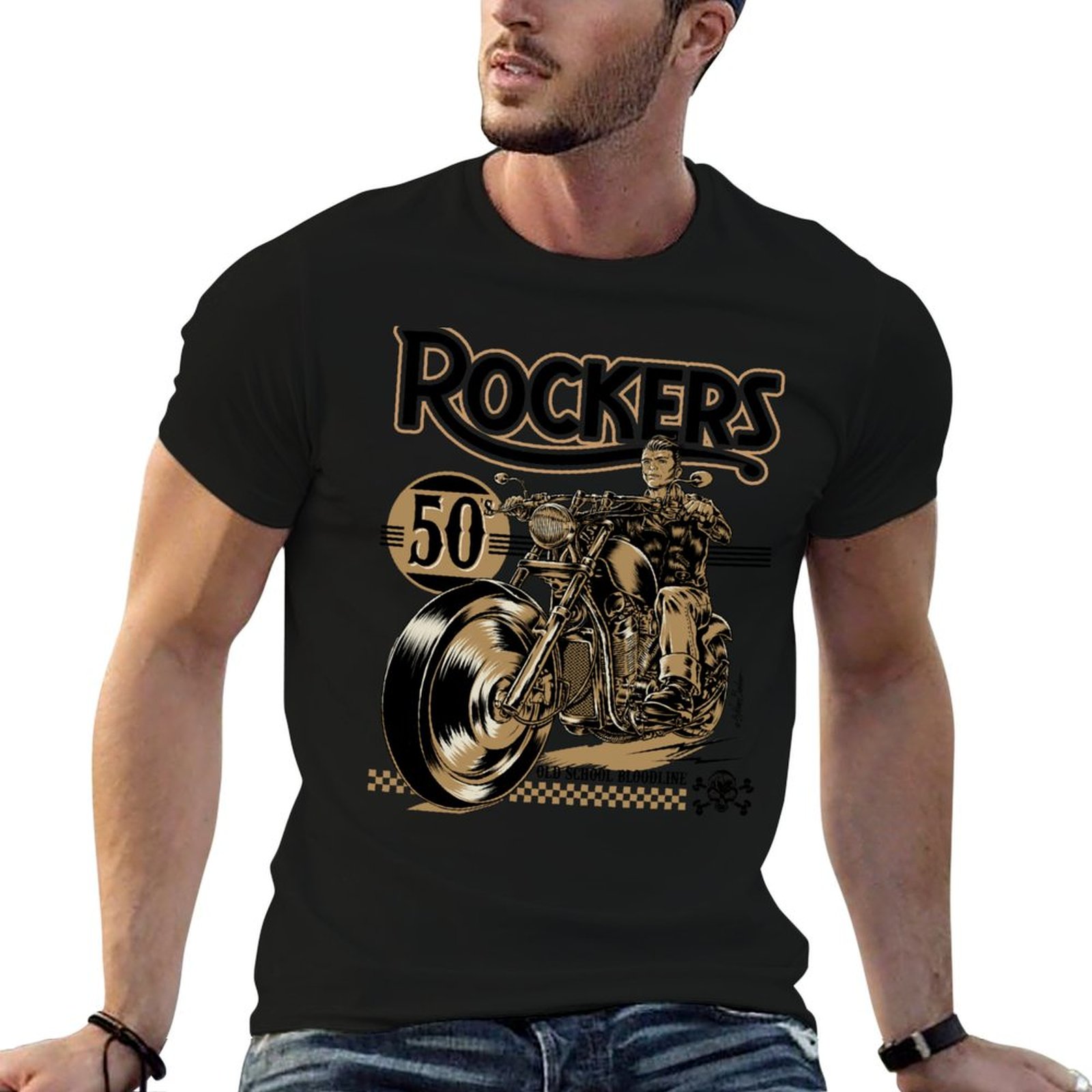 Футболка Rockers 50s, модная п – обзор и цена Mens Fashion In The 50S