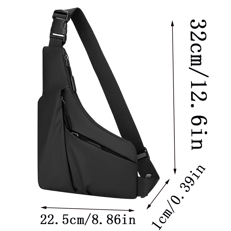 Тонкая износостойкая нагрудная – обзор и цена Crossbody Bag Men