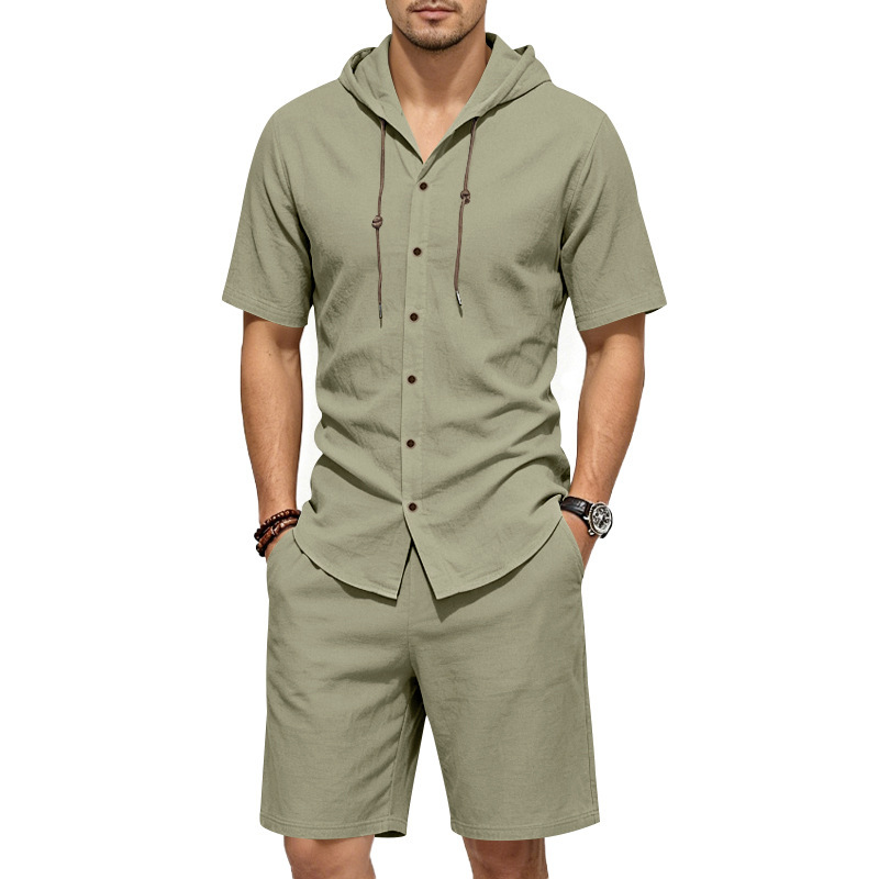 Мужской летний льняной комплек – обзор и цена Linen Shirt Summer