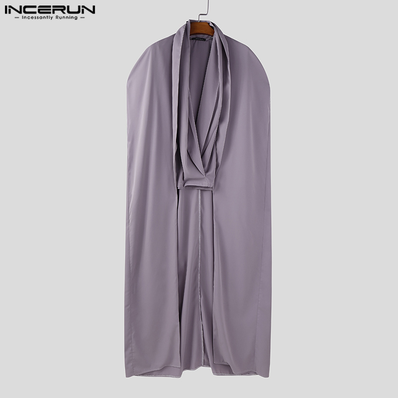INCERUN Мужская длинная стильн – обзор и цена Mens Fashion Poncho