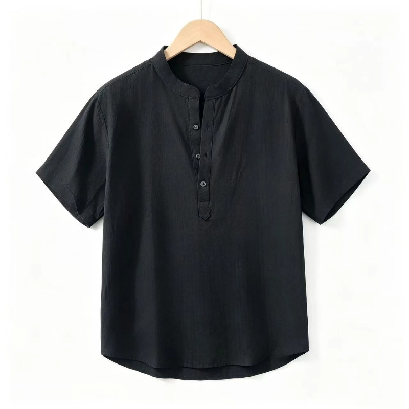 Мужская хлопково-льняная рубаш – обзор и цена Linen Shirt Summer