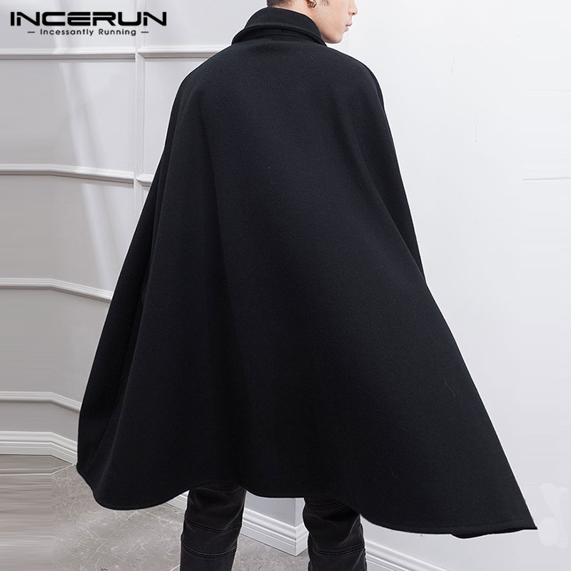 Модная мужская накидка, пальто – обзор и цена Mens Fashion Poncho