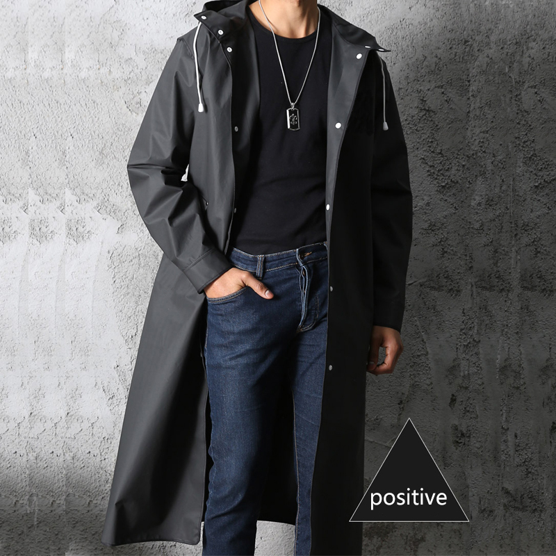 Черный модный водонепроницаемы – обзор и цена Mens Fashion Poncho
