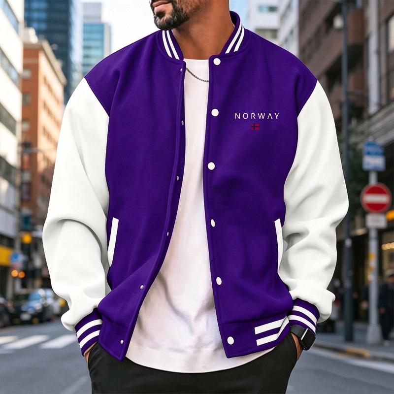 Мужская бейсбольная куртка-бом – обзор и цена Varsity Jacket Letterman
