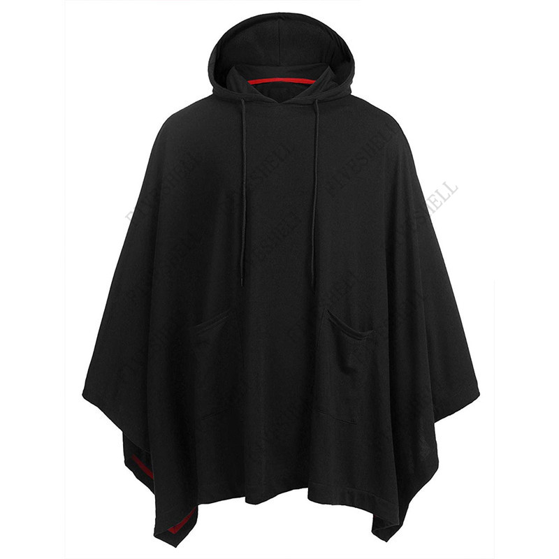Повседневная накидка-пончо уни – обзор и цена Mens Fashion Poncho