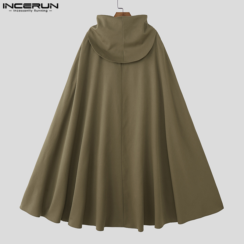 INCERUN мужской плащ накидка о – обзор и цена Mens Fashion Poncho