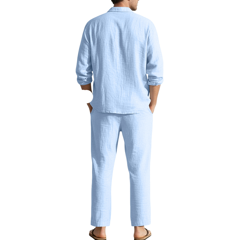Льняные повседневные комплекты – обзор и цена Linen Shirt Summer